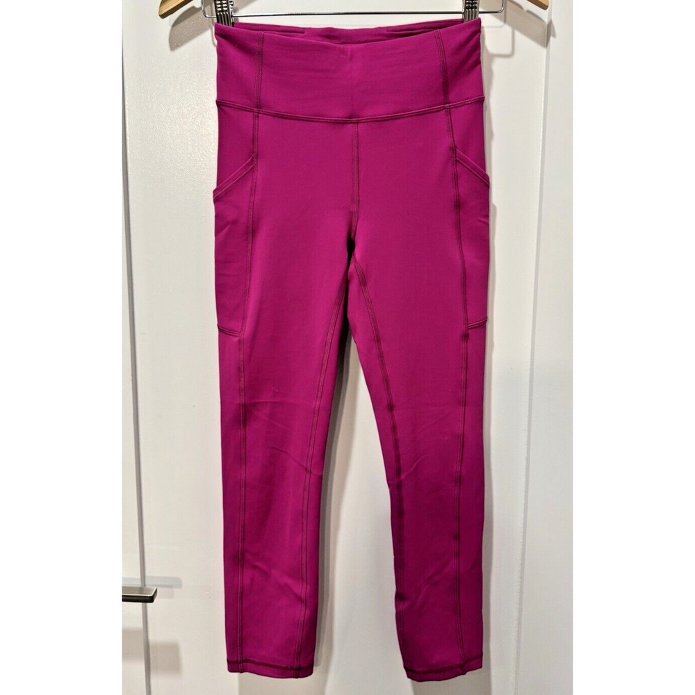 Lululemon Womens Invigorate High-Rise Crop 23" Ripened Raspberry W6BDVS
